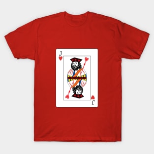 Jack Of Hearts Playing Card T-Shirt